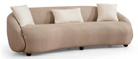 Sofa Hanah Home Napoli 3 Seat, šviesiai ruda, 230 x 94 x 75 cm