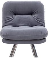 sofa kreslas fotelis - Atlošiamas krėslas Hanah Home Misa Solo Small, pilkas - 2 nuotrauka