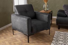 Fotelis Hanah Home Mustang, antracito, 88 cm x 86 cm x 88 cm