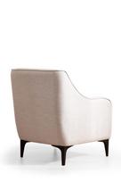 fotelis hanah - Fotelis Hanah Home Belissimo, baltas, 77 cm x 94 cm x 87 cm - 2 nuotrauka