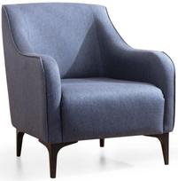 Fotelis Hanah Home Belissimo, mėlynas, 77 cm x 94 cm x 87 cm