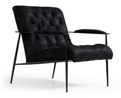 Fotelis Hanah Home Matilda, juodas, 75 cm x 80 cm x 85 cm