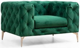 Fotelis Hanah Home Como, žalias, 108 cm x 90 cm x 70 cm