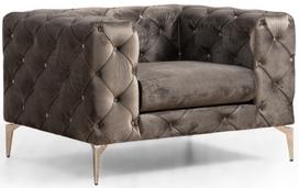 Fotelis Hanah Home Como, antracito, 108 cm x 90 cm x 70 cm