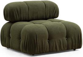 Fotelis Hanah Home Bubble O1, žalias, 95 cm x 95 cm x 75 cm