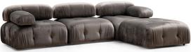sofa kreslas fotelis - Fotelis Hanah Home Bubble O1, pilkas, 95 cm x 95 cm x 75 cm - 2 nuotrauka