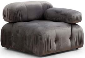 Fotelis Hanah Home Bubble 1R, pilkas, 95 cm x 95 cm x 75 cm