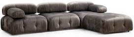 sofa kreslas fotelis - Fotelis Hanah Home Bubble 1R, pilkas, 95 cm x 95 cm x 75 cm - 2 nuotrauka