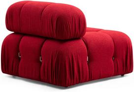 sofa kreslas fotelis - Fotelis Hanah Home Bubble O1, raudonas, 95 cm x 95 cm x 75 cm - 2 nuotrauka