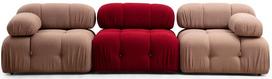 sofa kreslas fotelis - Fotelis Hanah Home Bubble O1, raudonas, 95 cm x 95 cm x 75 cm - 4 nuotrauka
