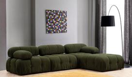 zali foteliai - Fotelis Hanah Home Bubble 1R, žalias, 95 cm x 95 cm x 75 cm - 3 nuotrauka
