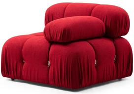 Fotelis Hanah Home Bubble 1R, raudonas, 95 cm x 95 cm x 75 cm