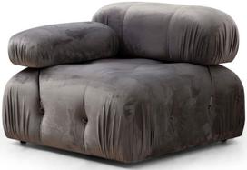 Fotelis Hanah Home Bubble L1, pilkas, 95 cm x 95 cm x 75 cm