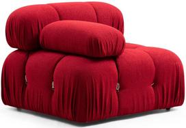 Fotelis Hanah Home Bubble L1, raudonas, 95 cm x 95 cm x 75 cm