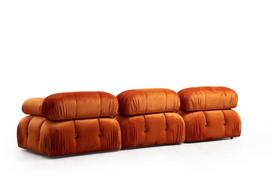 fotelis hanah - Fotelis Hanah Home Bubble L1, oranžinis, 95 cm x 95 cm x 75 cm - 2 nuotrauka