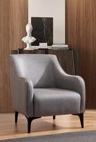 fotelis hanah - Fotelis Hanah Home Belissimo 560ARE1742, pilkas, 77 cm x 94 cm x 87 cm - 4 nuotrauka