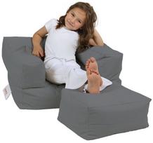 Sėdmaišis Hanah Home Kids Single Seat Pouffe 248FRN1222, tamsiai pilka