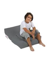 suolo kojos - Sėdmaišis Hanah Home Kids Single Seat Pouffe 248FRN1222, tamsiai pilka - 4 nuotrauka