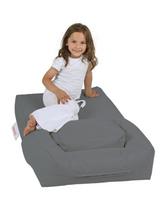 suolo kojos - Sėdmaišis Hanah Home Kids Single Seat Pouffe 248FRN1222, tamsiai pilka - 5 nuotrauka