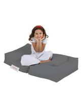 suolo kojos - Sėdmaišis Hanah Home Kids Single Seat Pouffe 248FRN1222, tamsiai pilka - 8 nuotrauka