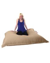 grindu pagalveles - Sėdynės pagalvėlė Hanah Home Bean Bag 100x100 248FRN1284, šviesiai ruda - 4 nuotrauka