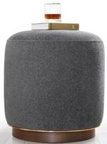 Pufas Hanah Home Zeone, pilkas, 42 cm x 42 cm x 43 cm