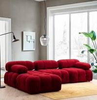 raudonais burbulais - Pufas Hanah Home Bubble, raudonas, 95 cm x 95 cm x 45 cm - 3 nuotrauka