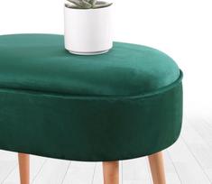 pufas zalia - Pufas Hanah Home Moile, žalias, 44 cm x 63 cm x 47 cm - 4 nuotrauka