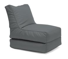 Pufas Hanah Home Fume, pilkas, 180 cm x 55 cm x 40 cm
