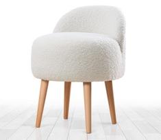Pufas Hanah Home Rufmee, baltas, 42 cm x 48 cm x 47 cm