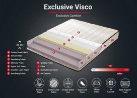 rudieji visciukai - Kalune Design Čiužinys Visco Exclusive 100x200 cm Single Size Memory Foam Luxury Soft Mattress - 3 nuotrauka