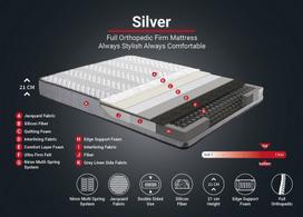 silver ciuzinys - Kalune Design Čiužinys Sidabrinis 100x200 cm Single Size Firm Mattress - 3 nuotrauka
