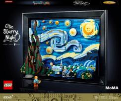 van gogh - LEGO Ideas Vincentas van Gogas – Žvaigždėta naktis 21333 - 1 nuotrauka