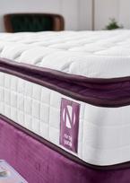 ciuzinys 190 140 - Kalune Design Čiužinys Violetinė 140x190 cm Double Size Padded Soft Mattress - 4 nuotrauka