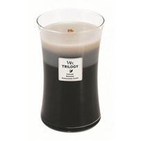 woodwick - WoodWick Scented candle Trilogy Fireside, Redwood, Sandalwood Clove 609 g 275.0g - 1 nuotrauka