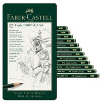 eskizavimo rinkinys - Pieštukai eskizavimui Faber-Castell 9000 Art Set, 8B-2H, 12vnt. - 2 nuotrauka