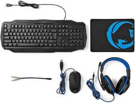 gaming klaviaturos - Nedis Combo EN, juoda - 2 nuotrauka