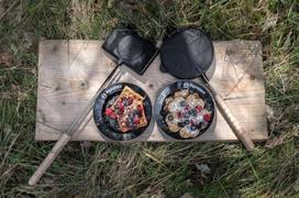vafline ketaus - Petromax Rotating Waffle Iron 30904, 220 mm - 3 nuotrauka