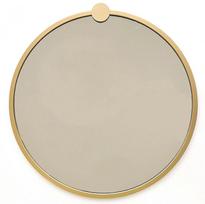 kabinamas veidrodis - Kalune Design Veidrodis Gold Metal Çerçeve Yuvarlak Ayna A708 - 1 nuotrauka