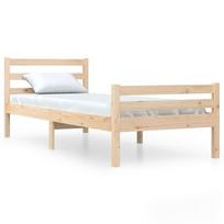 miegamojo lova 100x20 - Lovos rėmas, 100x200 cm, medienos masyvas - 1 nuotrauka