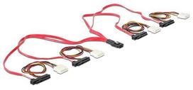 Delock Cable Mini SAS HD SFF-8644 x 2 Black 1m