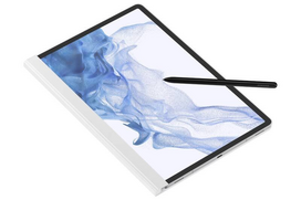 samsung galaxy tab s7 fe deklas - Samsung "EF-ZX800PWE Note View Cover Galaxy Tab S7+/ S7 FE/ S8+" White - 4 nuotrauka