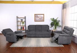 reglaineris 2 - Sofa Home4you MIMI 2 14082, pilka, 153 x 93 x 102 cm - 9 nuotrauka