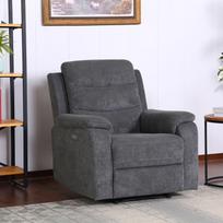 kedes mechanizmas - Fotelis Home4you Mimi 14083, pilkas, 92 cm x 93 cm x 102 cm - 13 nuotrauka