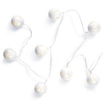 kalediniai burbulai - LED girliandos burbulas DecoKing, 1.5 m, 10, balta - 1 nuotrauka