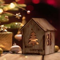 kaledines lemputes - Dekoracija DecoKing Hut LED Decoration Furo, 5 vnt. - 3 nuotrauka