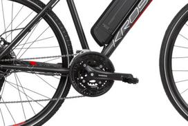 kross evado hybrid - Elektrinis dviratis Kross E-Evado Hybrid 1.0 KREH1Z28X23M004244, XL, 28", 25 km/h - 5 nuotrauka