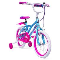 Vaikiškas dviratis Huffy So Sweet Sky Blue, mėlynas/rožinis, 16", 16"