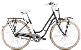 Dviratis Romet 2228515, moterims, juodas, 28"