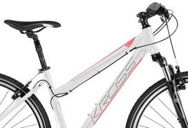 kross evade 3 0 - Dviratis Kross Evado 3.0, moterims, baltas/rožinis, 28" - 3 nuotrauka